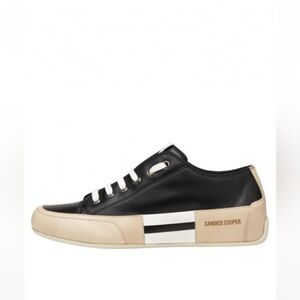 NWT Candice Cooper ROCK PATCH S - Leather sneakers - Black